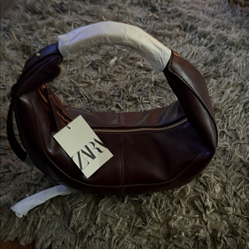 Zara Women's Dark Brown Hobo Bag